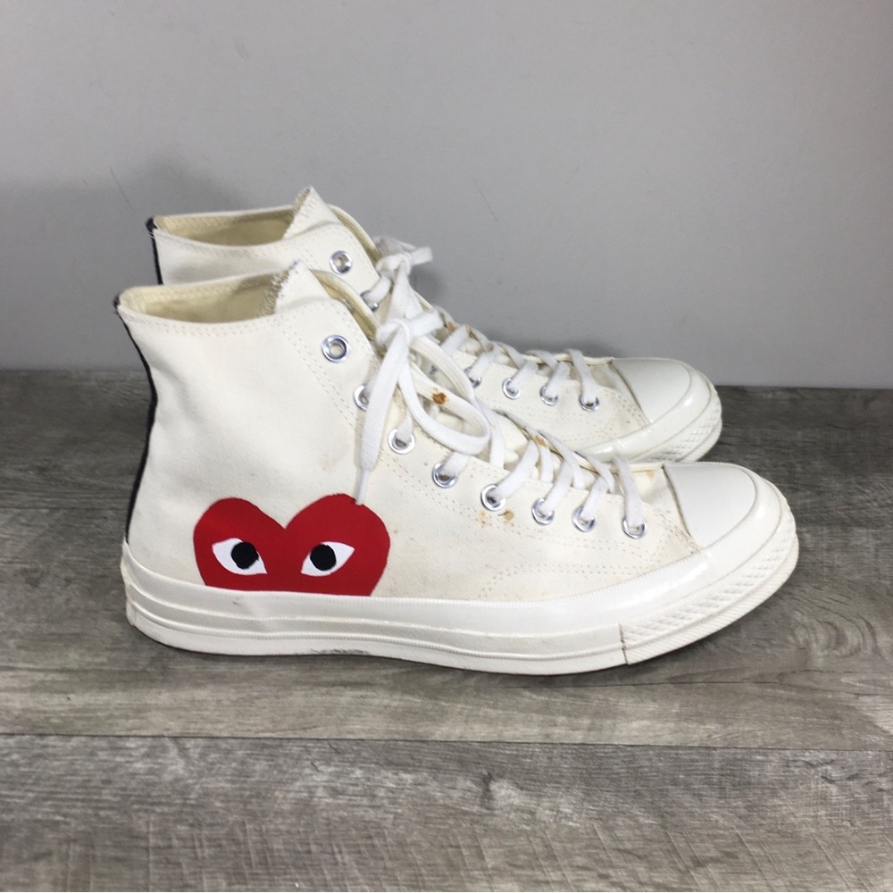 Converse x Comme des Garcons CDG Play All Star Chuck 70 Hi Size 10 - 150205C